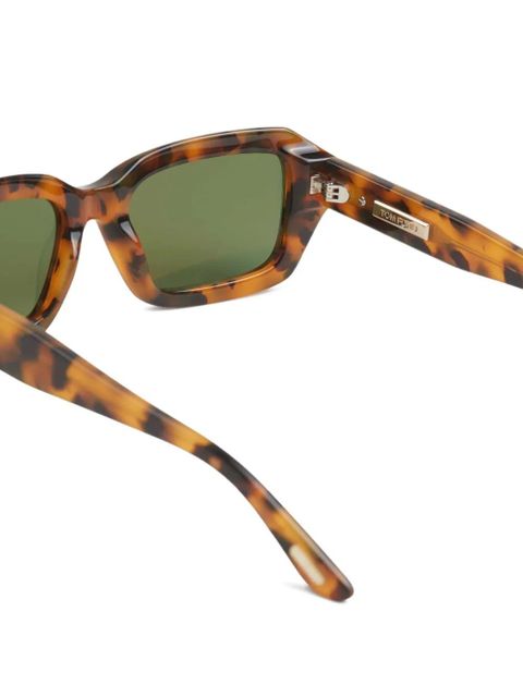 TOM FORD rectangle-shape sunglasses - Brown