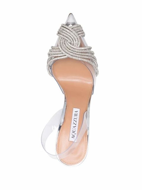 Aquazzura Gatsby 105mm sandals - Silver - zdjęcie produktu nr 2