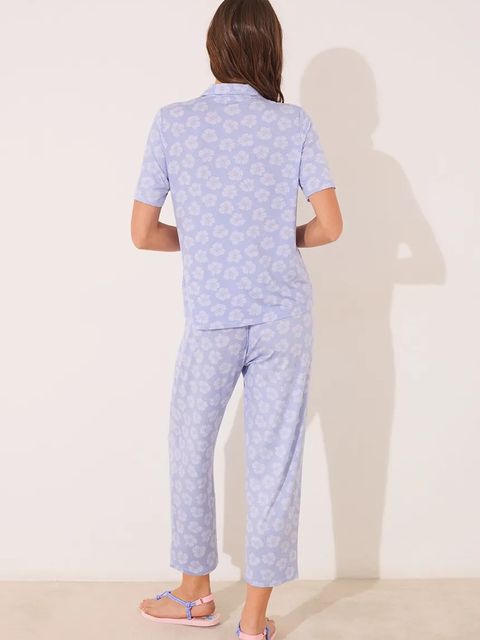 women'secret piżama damska kolor niebieski 4752519