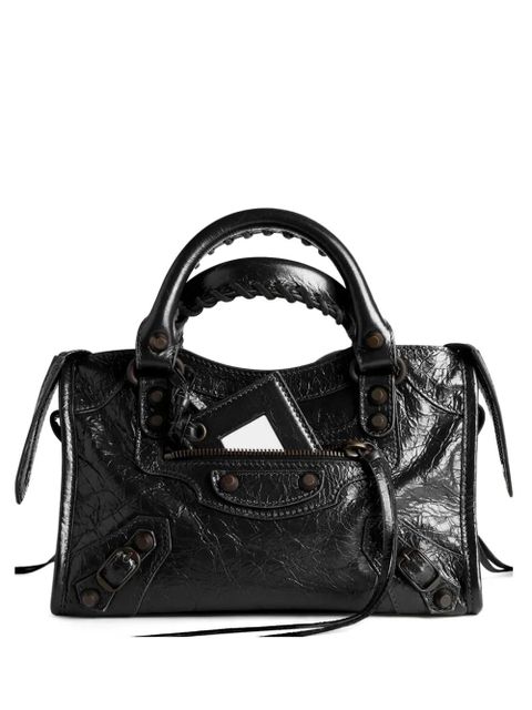 Balenciaga mini Le City lambskin tote bag - Black - zdjęcie produktu nr 1