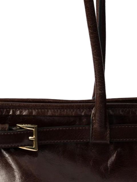 Prada large Bonnie tote bag - Brown