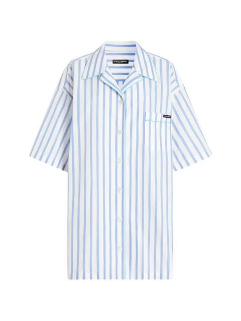 Dolce & Gabbana chest-pocket striped shirt - White - zdjęcie produktu nr 1
