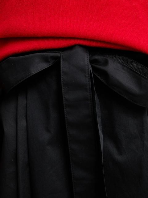 Answear.LAB spódnica bawełniana kolor czarny maxi rozkloszowana