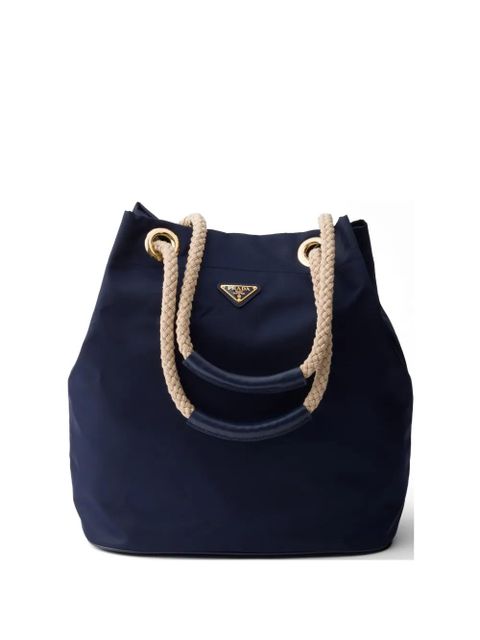 Prada Mariner large Re-Nylon bucket bag - Blue - zdjęcie produktu nr 1