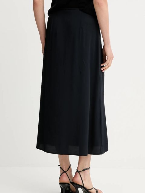 Marc O'Polo spódnica kolor granatowy midi rozkloszowana 508116920109