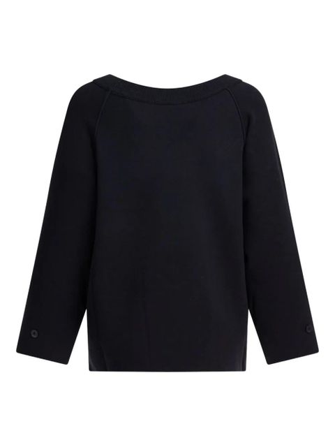 Max Mara logo-embossed jumper - Blue