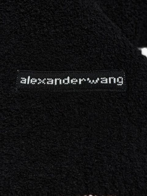 Alexander Wang zip-up hoodie - Black