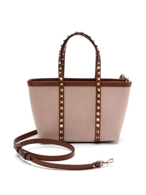 Valentino Garavani check-pattern tote bag - Brown - zdjęcie produktu nr 2