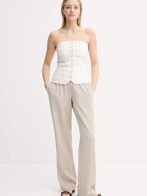 Samsoe Samsoe top lniany SAELLENA - zdjęcie produktu nr 2