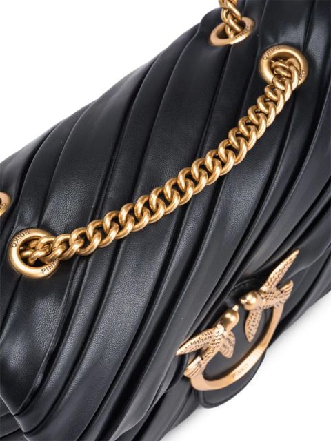 PINKO mini Love Puff crossbody bag - Black