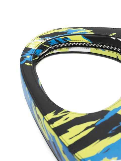 Coperni Swipe leather tote bag - Black