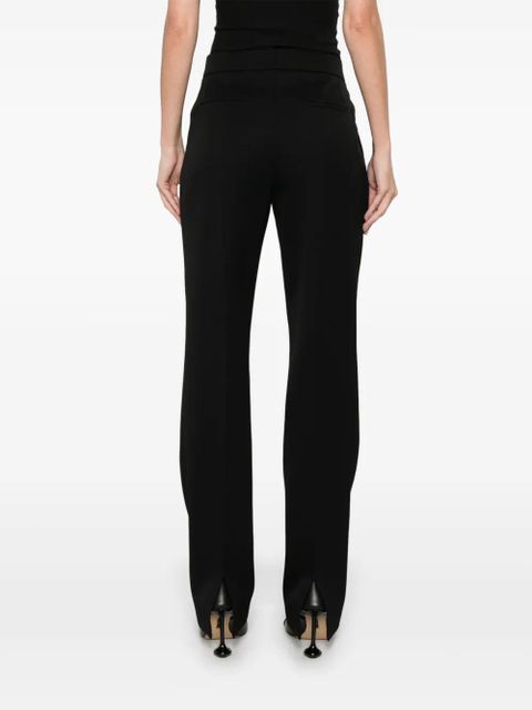 Jil Sander grain-de-poudre trousers - Black