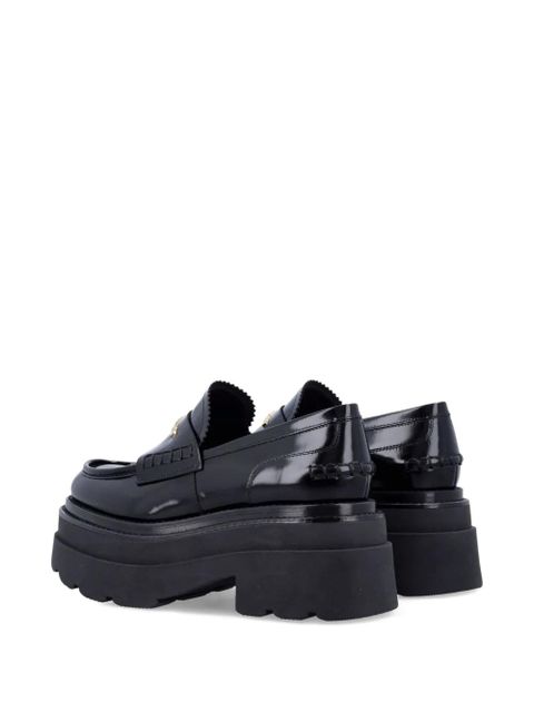 Alexander Wang 75mm Carter platform loafers - Black