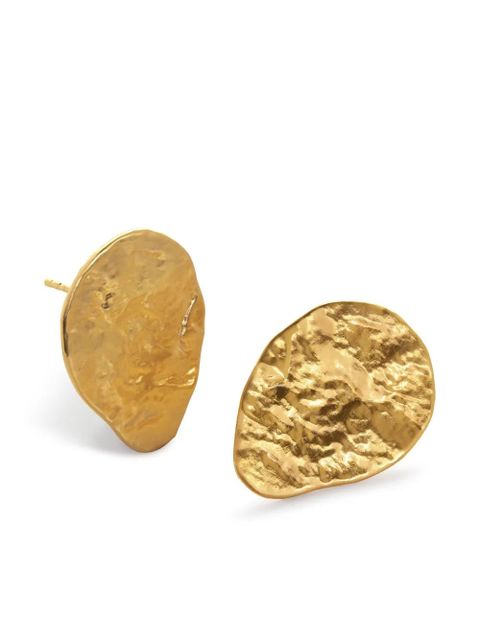 Monica Vinader Capri Teardrop stud earrings - Gold - zdjęcie produktu nr 1