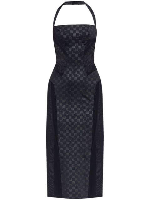 MISBHV logo-print midi dress - Black - zdjęcie produktu nr 1