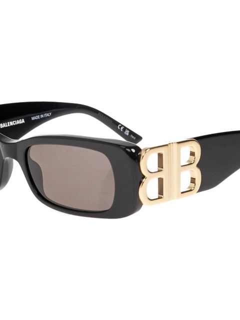 Balenciaga Eyewear rectangle-frame sunglasses - Black