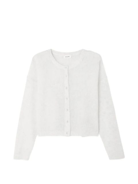American Vintage Bodyrow long-sleeved wool cardigan - Neutrals - zdjęcie produktu nr 1