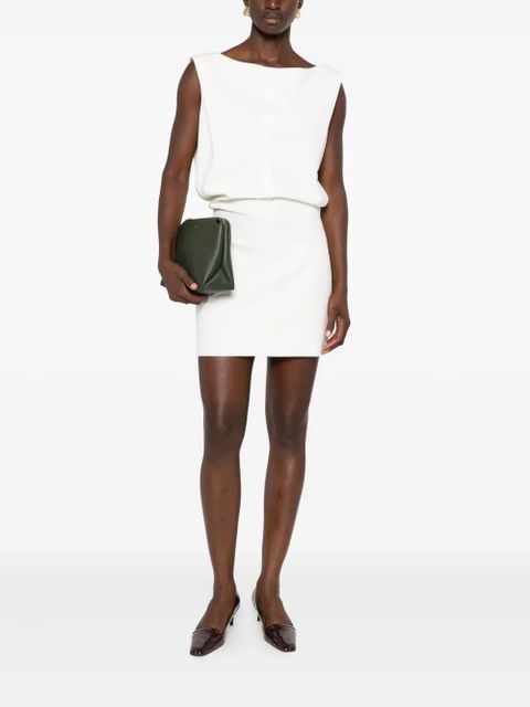 KHAITE sleeveless mini dress - Neutrals - zdjęcie produktu nr 2