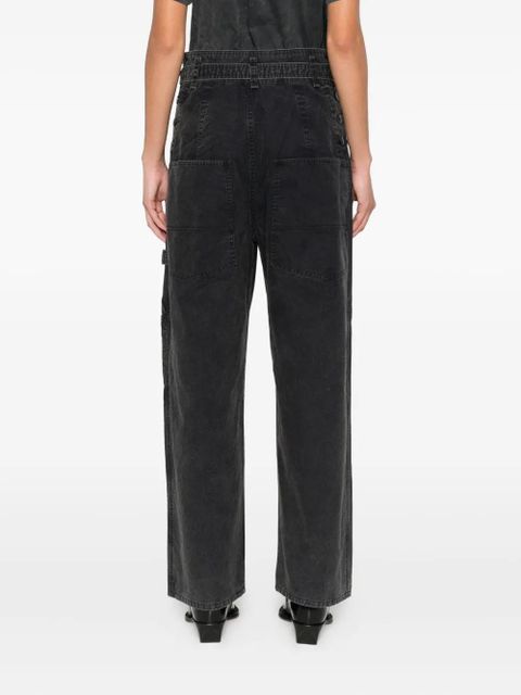 MARANT ÉTOILE belted pocket trousers - Black