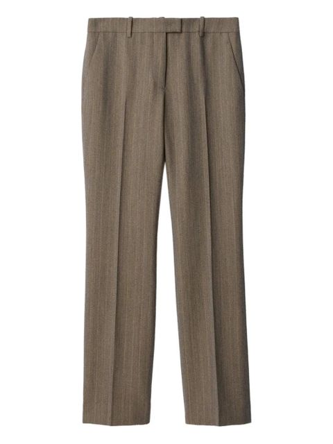 Burberry striped straight trousers - Grey - zdjęcie produktu nr 1