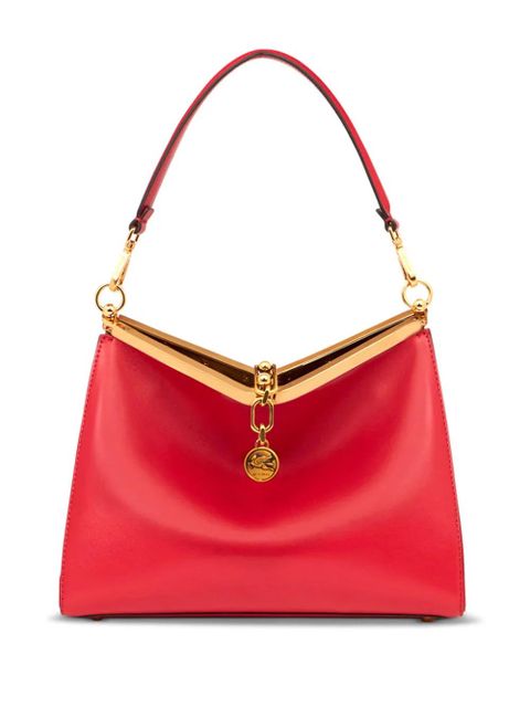 ETRO medium Vela leather shoulder bag - Red - zdjęcie produktu nr 1