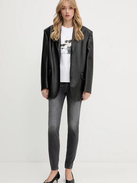 Karl Lagerfeld t-shirt bawełniany IKON - zdjęcie produktu nr 1