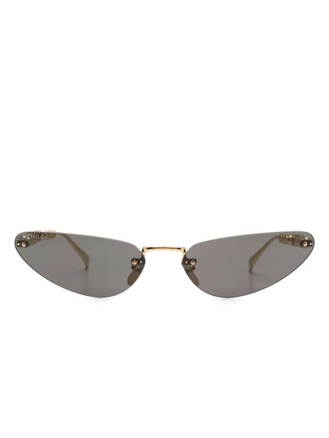 Gucci Eyewear cat-eye sunglasses - Gold - zdjęcie produktu nr 1