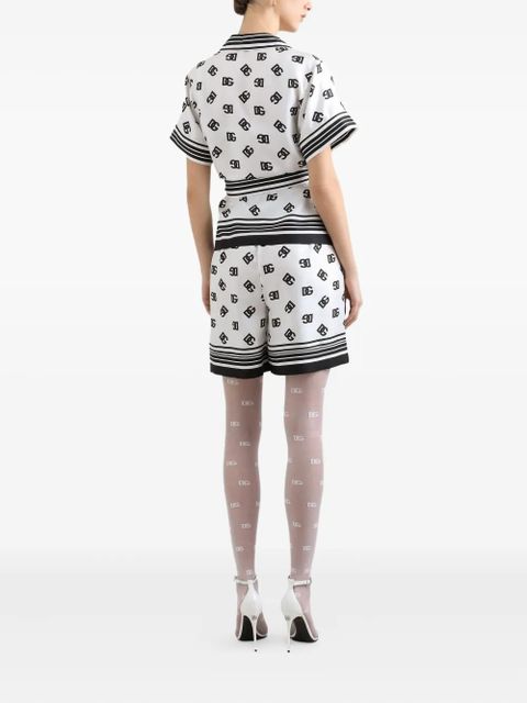 Dolce & Gabbana DNA DG logo-print shirt - White