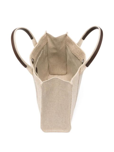 The Row Georgia woven tote bag - Neutrals