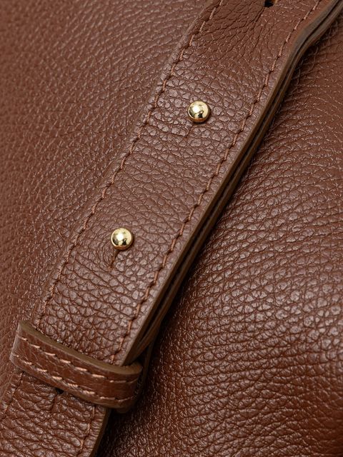 Answear.LAB torebka skórzana kolor brązowy