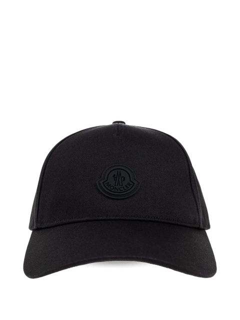 Moncler logo-patch baseball cap - Black - zdjęcie produktu nr 2