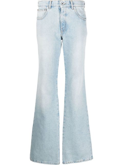 Off-White Bleach Baby baggy flared jeans - Blue - zdjęcie produktu nr 1