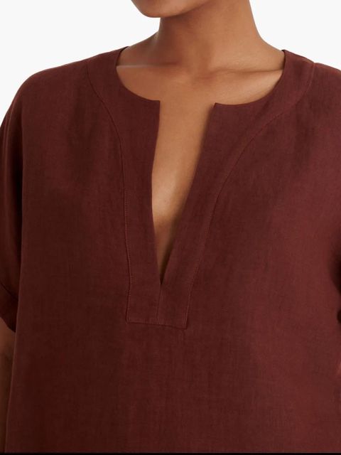 ERES Favorite mini dress - Brown