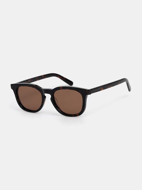 MM6 Maison Margiela okulary przeciwsłoneczne LUNETTES 3 HAVANA - zdjęcie produktu nr 1