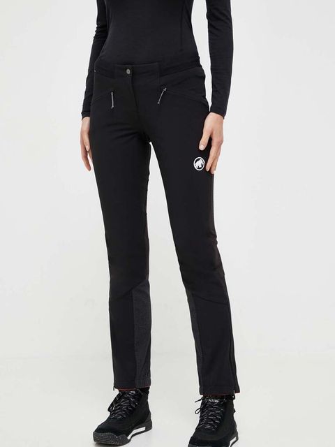 Mammut spodnie outdoorowe Aenergy SO Hybrid kolor czarny - zdjęcie produktu nr 1