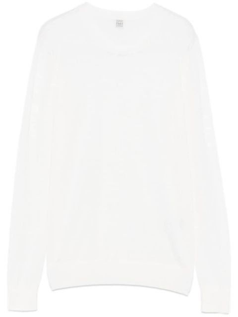 TOTEME fine-knit sweater - White - zdjęcie produktu nr 1