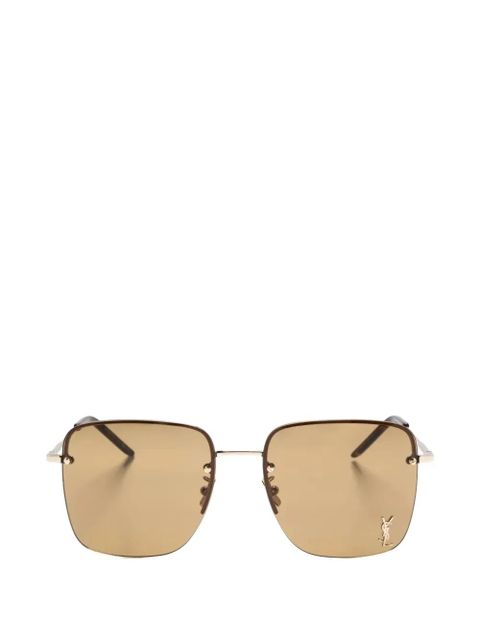 Saint Laurent Eyewear square-frame sunglasses - Gold - zdjęcie produktu nr 1
