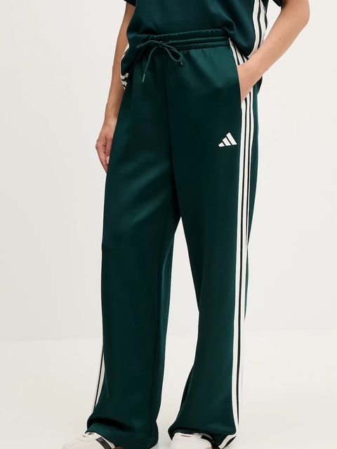 adidas spodnie dresowe Stadium damskie kolor zielony z aplikacją JW0529 - zdjęcie produktu nr 1