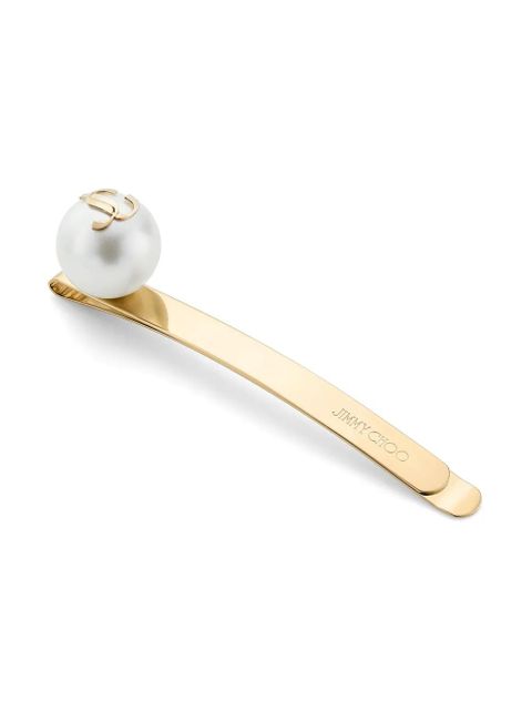 Jimmy Choo hair slide - Gold - zdjęcie produktu nr 2