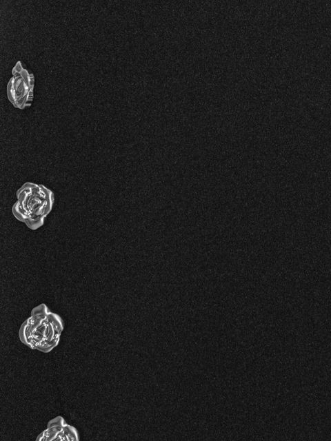 ROTATE BIRGER CHRISTENSEN button-embellished midi dress - Black