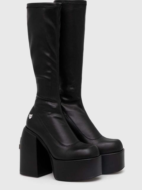 Naked Wolfe kozaki Spice damskie kolor czarny na słupku - zdjęcie produktu nr 2