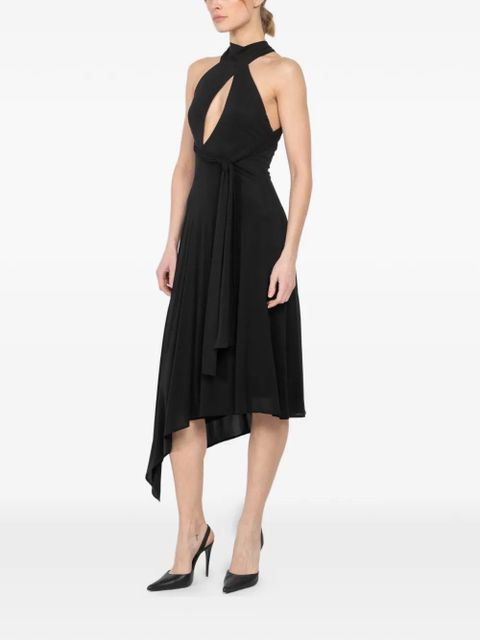 Magda Butrym halterneck cutout dress - Black