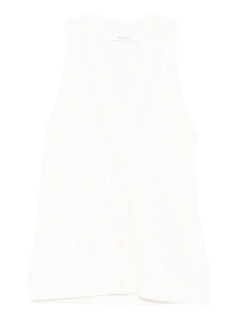 Max Mara Bimba waistcoat - White - zdjęcie produktu nr 1