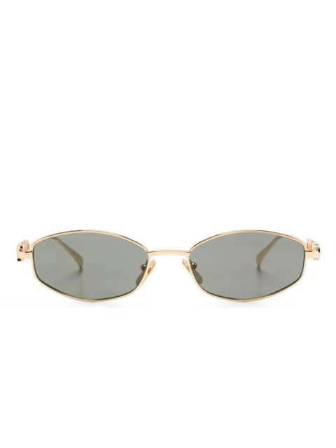 Gucci Eyewear geometric-frame sunglasses - Gold - zdjęcie produktu nr 1