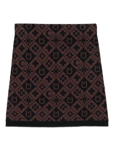 Nanushka geometric-pattern mini skirt - Brown - zdjęcie produktu nr 1