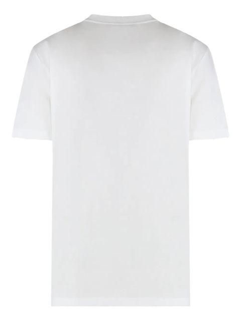 Prada logo-plaque crew-neck T-shirt - White - zdjęcie produktu nr 2