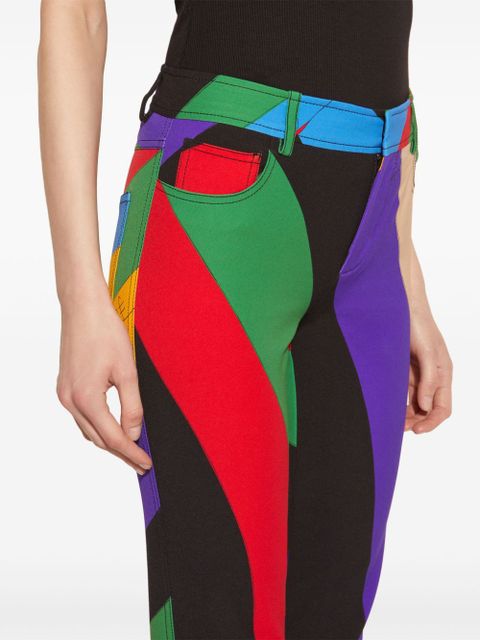 PUCCI Iride-print trousers - Purple