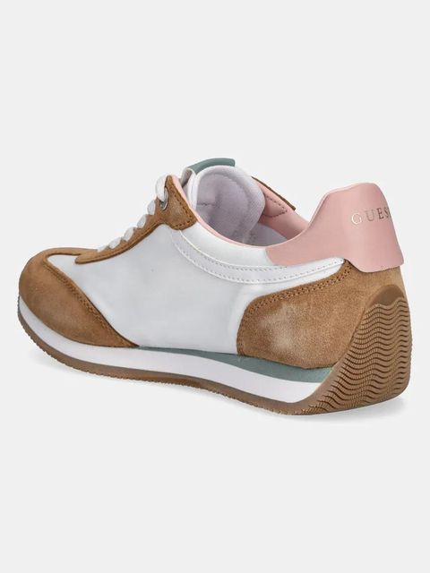 Guess sneakersy SKROLL damskie kolor brązowy FLPSKR SUE12