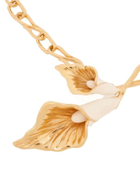 Chloé enamel lily necklace - Gold - zdjęcie produktu nr 2