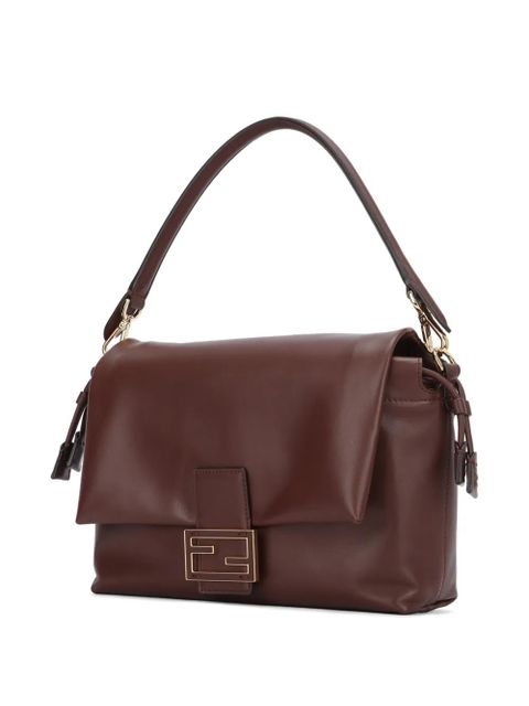 FENDI medium Mamma Baguette leather tote bag - Brown